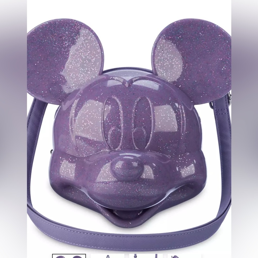 Brand new Mickey Mouse MOLDED Loungefly Crossbody Bag